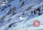 Image of slab avalanche Alta Utah USA, 1950, second 40 stock footage video 65675059577