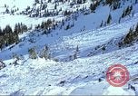 Image of slab avalanche Alta Utah USA, 1950, second 47 stock footage video 65675059577