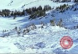 Image of slab avalanche Alta Utah USA, 1950, second 50 stock footage video 65675059577