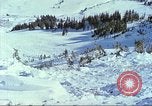 Image of slab avalanche Alta Utah USA, 1950, second 53 stock footage video 65675059577