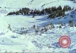 Image of slab avalanche Alta Utah USA, 1950, second 55 stock footage video 65675059577