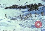 Image of slab avalanche Alta Utah USA, 1950, second 56 stock footage video 65675059577
