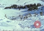 Image of slab avalanche Alta Utah USA, 1950, second 57 stock footage video 65675059577