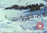 Image of slab avalanche Alta Utah USA, 1950, second 58 stock footage video 65675059577