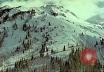 Image of slab avalanche Alta Utah USA, 1950, second 27 stock footage video 65675059578