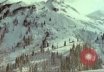 Image of slab avalanche Alta Utah USA, 1950, second 44 stock footage video 65675059578