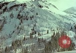 Image of slab avalanche Alta Utah USA, 1950, second 51 stock footage video 65675059578