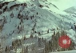 Image of slab avalanche Alta Utah USA, 1950, second 54 stock footage video 65675059578