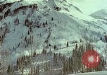 Image of slab avalanche Alta Utah USA, 1950, second 55 stock footage video 65675059578