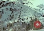 Image of slab avalanche Alta Utah USA, 1950, second 56 stock footage video 65675059578