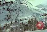 Image of slab avalanche Alta Utah USA, 1950, second 61 stock footage video 65675059578