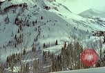 Image of slab avalanche Alta Utah USA, 1950, second 62 stock footage video 65675059578
