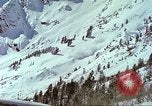 Image of forecasting avalanche Alta Utah USA, 1950, second 52 stock footage video 65675059579