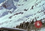 Image of forecasting avalanche Alta Utah USA, 1950, second 55 stock footage video 65675059579