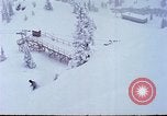Image of test skiing Alta Utah USA, 1950, second 25 stock footage video 65675059582