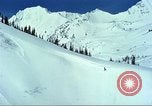 Image of test skiing Alta Utah USA, 1950, second 42 stock footage video 65675059583