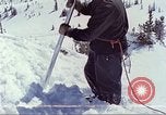 Image of avalanche Alta Utah USA, 1950, second 33 stock footage video 65675059588