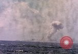 Image of Japanese warplanes attacking American warships Pacific Ocean, 1944, second 61 stock footage video 65675059652