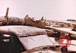 Image of 19th Fighter Squadron P-47 lands on captured airfield Saipan Northern Mariana Islands, 1944, second 10 stock footage video 65675059667