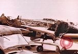 Image of 19th Fighter Squadron P-47 lands on captured airfield Saipan Northern Mariana Islands, 1944, second 12 stock footage video 65675059667