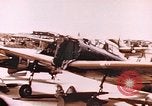 Image of 19th Fighter Squadron P-47 lands on captured airfield Saipan Northern Mariana Islands, 1944, second 14 stock footage video 65675059667