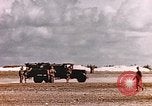 Image of 19th Fighter Squadron P-47 lands on captured airfield Saipan Northern Mariana Islands, 1944, second 28 stock footage video 65675059667