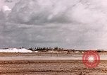 Image of 19th Fighter Squadron P-47 lands on captured airfield Saipan Northern Mariana Islands, 1944, second 33 stock footage video 65675059667