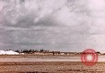 Image of 19th Fighter Squadron P-47 lands on captured airfield Saipan Northern Mariana Islands, 1944, second 34 stock footage video 65675059667