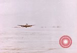 Image of 19th Fighter Squadron P-47 lands on captured airfield Saipan Northern Mariana Islands, 1944, second 49 stock footage video 65675059667