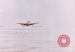 Image of 19th Fighter Squadron P-47 lands on captured airfield Saipan Northern Mariana Islands, 1944, second 51 stock footage video 65675059667