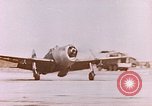 Image of 19th Fighter Squadron P-47 lands on captured airfield Saipan Northern Mariana Islands, 1944, second 57 stock footage video 65675059667