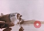 Image of 19th Fighter Squadron P-47 lands on captured airfield Saipan Northern Mariana Islands, 1944, second 59 stock footage video 65675059667