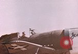 Image of 19th Fighter Squadron P-47 lands on captured airfield Saipan Northern Mariana Islands, 1944, second 60 stock footage video 65675059667