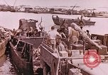 Image of unloading supplies Saipan Northern Mariana Islands, 1944, second 23 stock footage video 65675059668