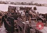 Image of unloading supplies Saipan Northern Mariana Islands, 1944, second 33 stock footage video 65675059668