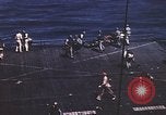 Image of USS Intrepid Pacific Ocean, 1945, second 18 stock footage video 65675059669