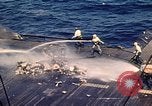 Image of USS Intrepid Pacific Ocean, 1945, second 58 stock footage video 65675059670