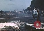 Image of USS Intrepid Pacific Ocean, 1945, second 33 stock footage video 65675059672