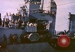 Image USS Drayton (DD-366) dans la peinture de camouflage de la Côte d'Iwo Jima Océan Pacifique, 1944, de la seconde 47 séquences d'archives historiques vidéo 65675059676
