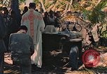 Image of Catholic Mass Makin Island Kiribati Islands, 1943, second 42 stock footage video 65675059701