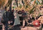 Image of Catholic Mass Makin Island Kiribati Islands, 1943, second 60 stock footage video 65675059701