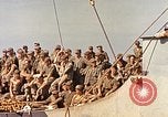 Image of Soldiers and sailors aboard a US Navy Transport ship Pacific Ocean, 1945, second 5 stock footage video 65675059730