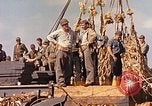 Image of Soldiers and sailors aboard a US Navy Transport ship Pacific Ocean, 1945, second 9 stock footage video 65675059730