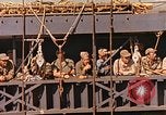 Image of Soldiers and sailors aboard a US Navy Transport ship Pacific Ocean, 1945, second 18 stock footage video 65675059730