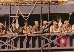Image of Soldiers and sailors aboard a US Navy Transport ship Pacific Ocean, 1945, second 19 stock footage video 65675059730