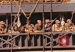 Image of Soldiers and sailors aboard a US Navy Transport ship Pacific Ocean, 1945, second 20 stock footage video 65675059730