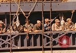 Image of Soldiers and sailors aboard a US Navy Transport ship Pacific Ocean, 1945, second 21 stock footage video 65675059730