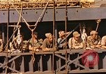 Image of Soldiers and sailors aboard a US Navy Transport ship Pacific Ocean, 1945, second 31 stock footage video 65675059730