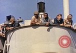 Image of Soldiers and sailors aboard a US Navy Transport ship Pacific Ocean, 1945, second 38 stock footage video 65675059730