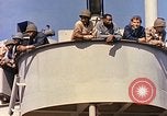 Image of Soldiers and sailors aboard a US Navy Transport ship Pacific Ocean, 1945, second 39 stock footage video 65675059730